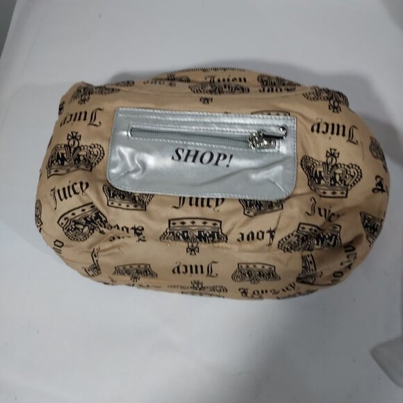 Juicy Couture Bag Y2K Velvet Black 2002 CA16396 (Royal Juicy) Baguette Embrodry - Picture 10 of 14